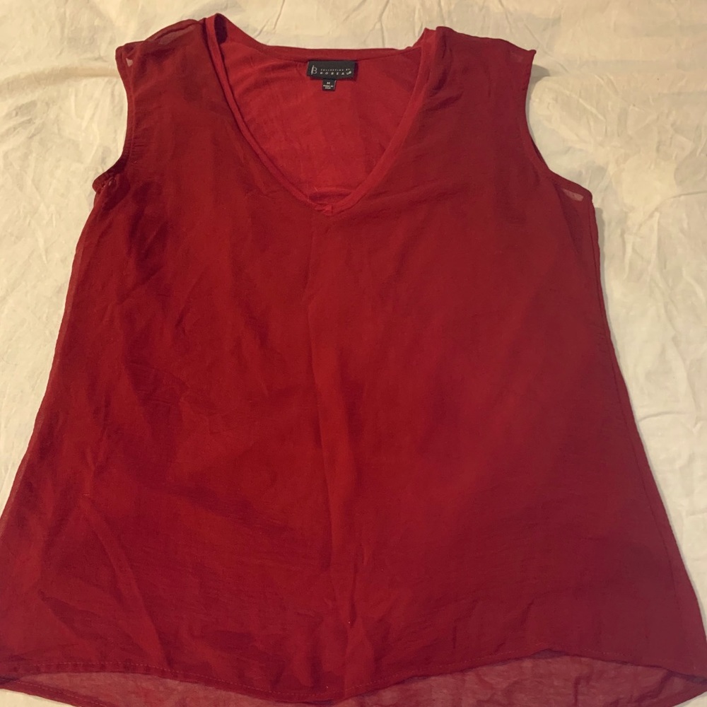 Red Bobeau short sleeved top